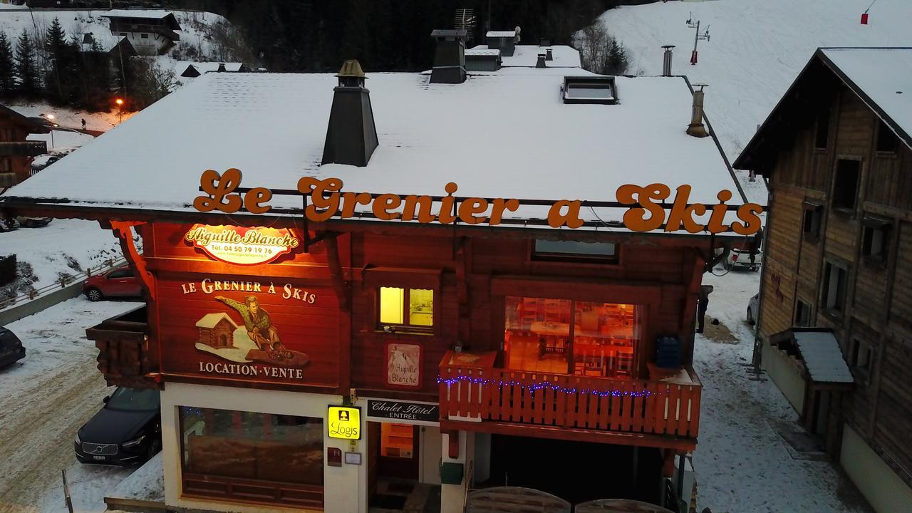 Chalet Hotel Aiguille Blanche Logis Les Gets Dış mekan fotoğraf